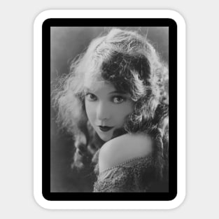 Silent Siren Lillian Gish Sticker